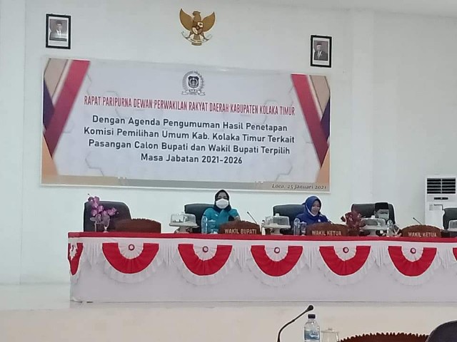 DPRD Koltim Gelar Paripurna, Pasangan Akronim "SBM" Ditetapkan Sebagai Bupati dan Wabup Periode 2021-2026