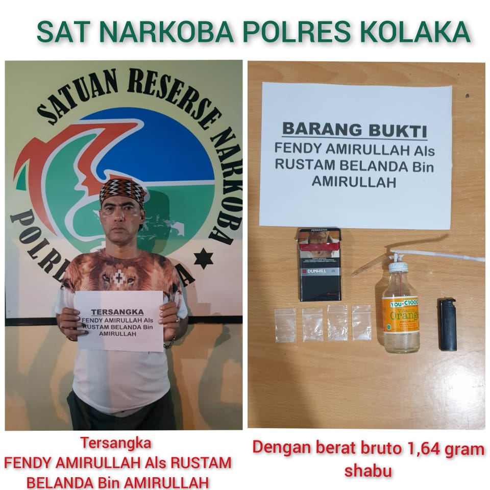 Lagi, Seorang Pria di Kolaka Kedapatan Menyimpan Narkoba di Pembungkus Rokok