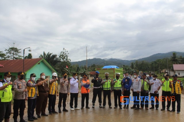 Tim Terpadu Kembali Tindaki Kendaraan ODOL di Motui, Bupati Konut Geram