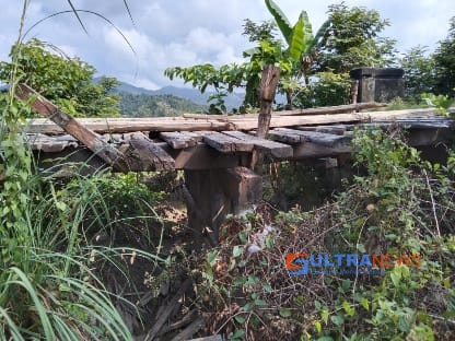 Rawan Ambruk, Jembatan di Desa Awua Jaya "Memprihatinkan"
