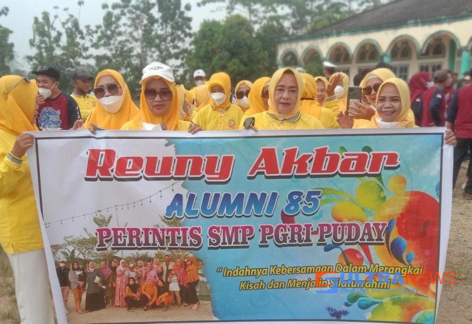 Gelar Reuni Akbar, Alumni SMPN 3 Puday Gagas Kampung Bebas Vaksin