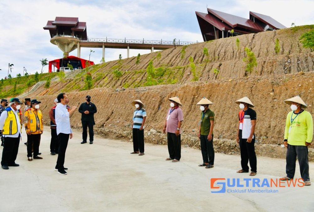 Resmikan Bendungan Ladongi, Ini Harapan Jokowi ke Petani Koltim