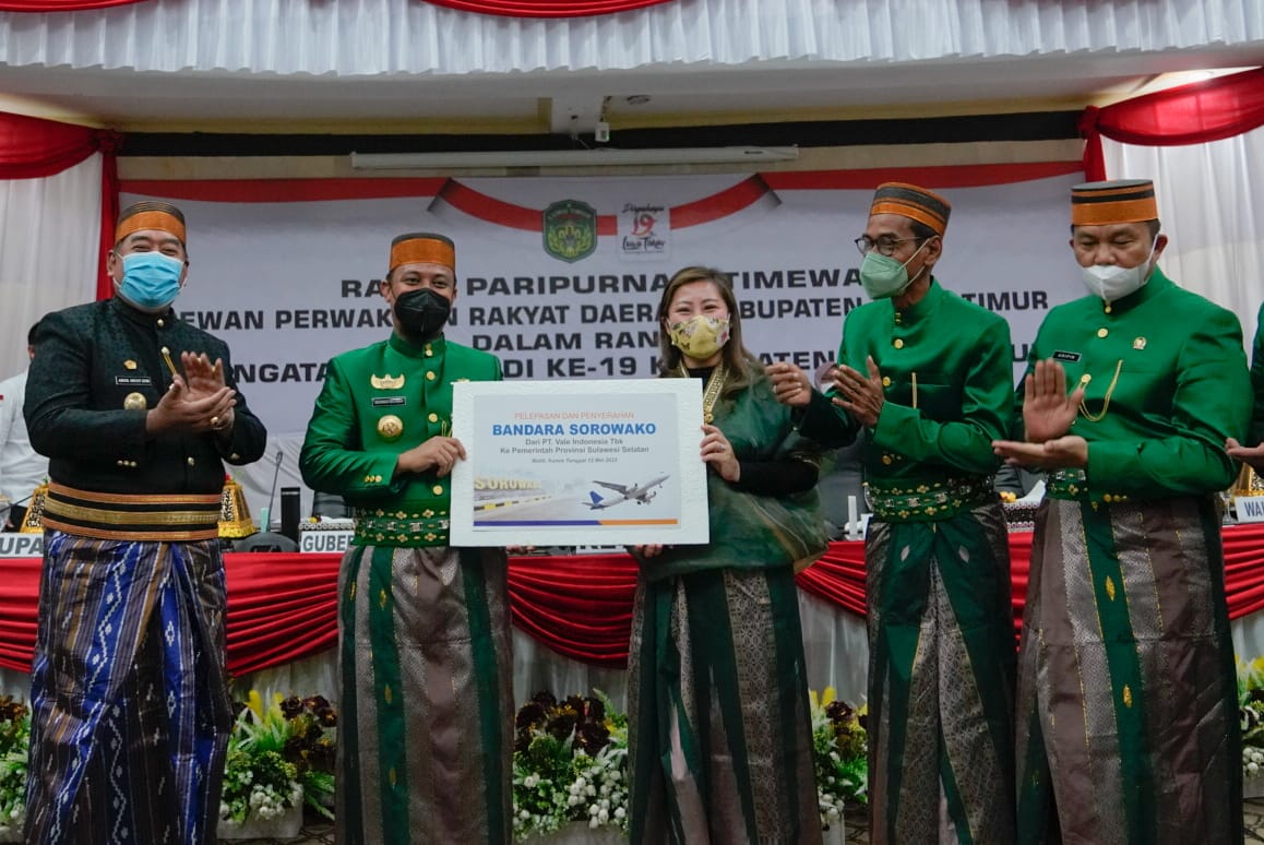 Peringati HUT Lutim, Gubernur Andi Sudirman Puji Sistem Pertambangan PT Vale