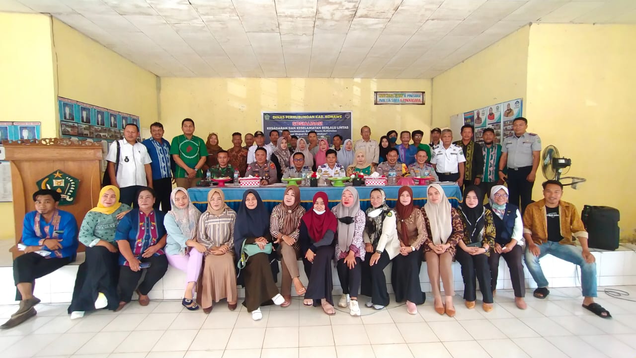 Dishub Konawe Gelar Sosialisasi Keselamatan Berlalu Lintas