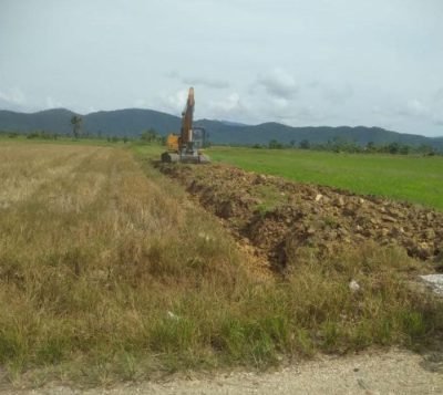 Bantu Perbaiki JUT Sepanjang 700 Meter, Yusran Akbar: Ada Sekitar 40 Ha Sawah Baru Terhadap di Desa Olo'Onua Tongauna Utara