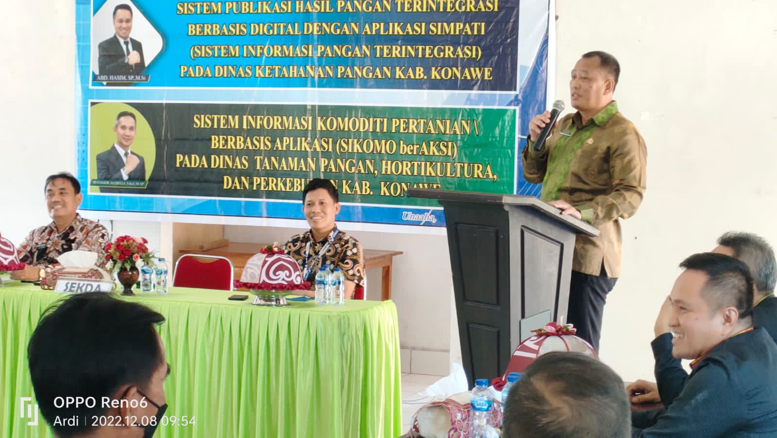 Sekda Konawe Launching Aplikasi SIMPATI dan SIKOMO berAKSI